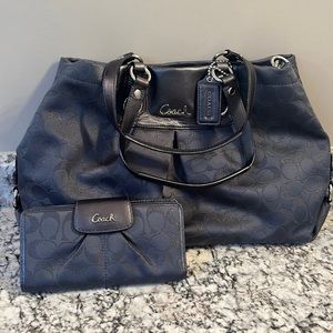 Coach handbag & wallet